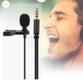thumbnail image 4 of Micrófono, Auriculares de Micrófono Clip de Alta Sensibilidad, Ruido de Bajo Cablado con Manos de Manos para Cantar Grabación, 4 of 7