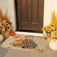 thumbnail image 4 of BJUTIR Doormat In Home Thanksgiving Fall Decorative Door Mat Farmhouse Happy Fall Yall Doormat Autumn Buffalo Plaid Doormats Non Fall Indoor Floor Mat Low Profile Entryway Rug Mat, 4 of 6