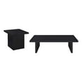 thumbnail image 1 of Max 2-piece Rectangular Coffee and End Table Set Black, 1 of 15