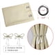 thumbnail image 4 of Cortinas Blackout Estelar Textiler con Diseño de Palmera Plateada Beige 38x244 cm, 4 of 9