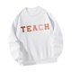 thumbnail image 5 of Jersey estampado con cuello redondo, Tops creativos para el hogar, Camping, desplazamientos S Yuyangstore Jersey de mujer, 5 of 8