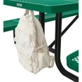 thumbnail image 7 of 8' Rectangular Picnic Table, Surface Mount, Green (96" Long), 7 of 7