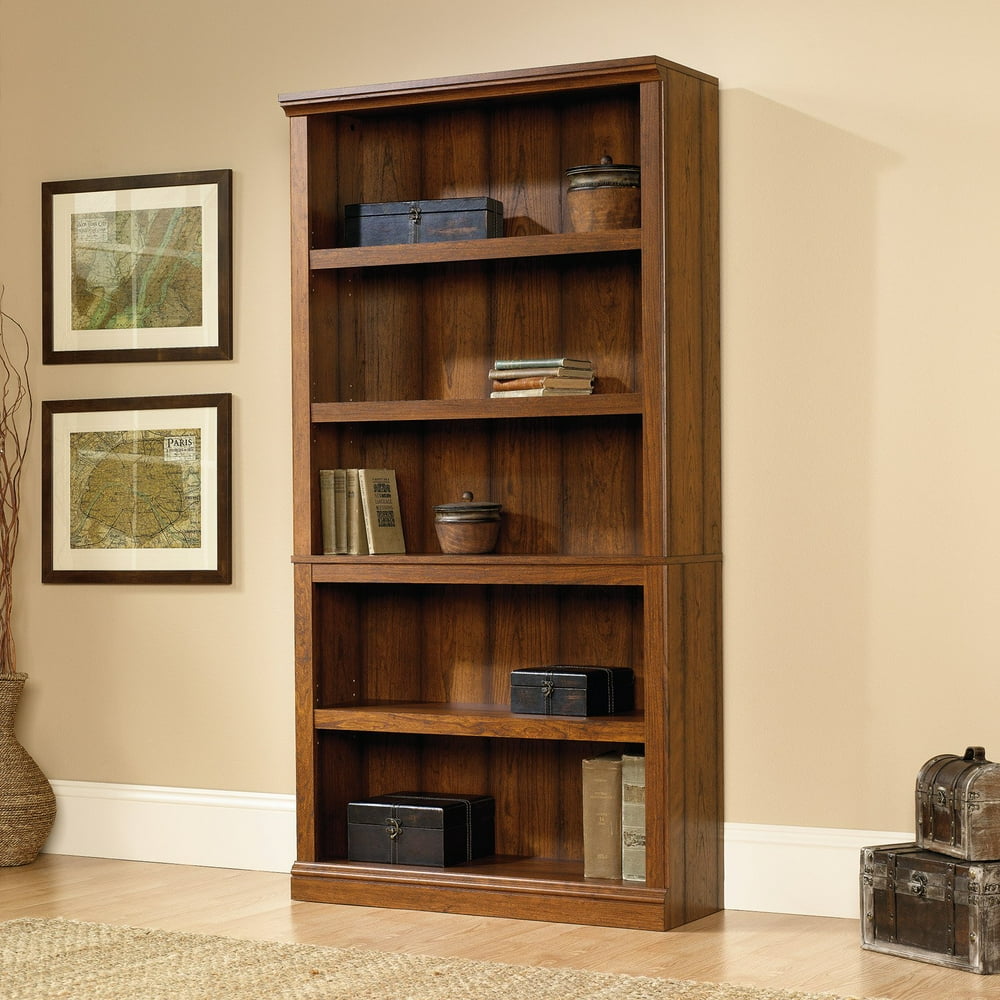 Sauder Select 5Shelf Bookcase, Washington Cherry Finish