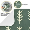 thumbnail image 2 of Yayeee Dish Drying Mat for Kitchen Counter 16"x18" Microfiber Absorbent Pad, Dark Green Leaves, 2 of 7