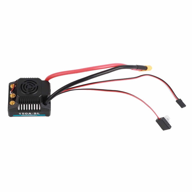 ESC Sin Escobillas 150A, Protección De Bloqueo Del Motor De Resistencia A La Corriente Fuerte ESC Sin Escobillas Para Camión 1/8 RC