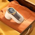thumbnail image 4 of USB Charge Lint Remover, Fabric Shaver Fuzz Remover, 6 Stainless Steel Blades, Acrylonitrile Butadiene Styrene Material, Remove Pilling from Clothes Bed Sheets Socks, Portable, 4 of 9