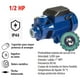 thumbnail image 4 of Bomba Periférica Primo, 1/2 HP, 120 V., Reacondicionada azul, 4 of 5