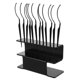 thumbnail image 4 of GOOHOCHY 1 juego de estante para extensiones de pestañas: expositor de pestañas postizas, soporte de plástico negro, soporte para extensiones de pestañas con 12 varillas curvas., 4 of 5