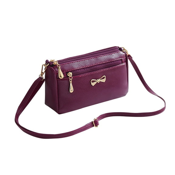 JUYGO Ladies Crossbody Purses Women Lightweight Casual Crossbody Bag Adjustable Strap Shoulder Bag with Tassel Decoration Zipper Pocket