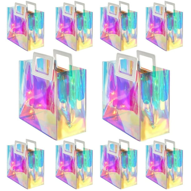 Bolsa de Regalo VUOJUR Holográfica Reutilizable 21x20x10 cm Paquete de 10