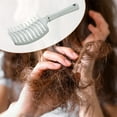 thumbnail image 2 of Hollow Out Hair Brush Hair Comb Drying Detangling Tool Detangle Comb Hair Detangling Brush for Quickly Detangles and Smooths, 2 of 8