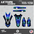 thumbnail image 4 of Kalair GFX Graphics Kit for Yamaha YZ125 (2015-2021) Lethal Series, 4 of 5