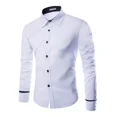 thumbnail image 3 of Camisa Hombre Casual Formal Vestir Slim Fit Strech Rombo Am7, 3 of 7