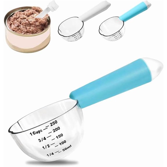 Dog food measuring scoop 1cup,cat food scoop, Pet food scoop,cat spoons for wet food.Accurate measurement,Also can be used for rice, flour, soybean and other kinds of grain