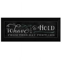 To Have and To Hold By Mollie B Printed Wall Art Wood Multi-Color