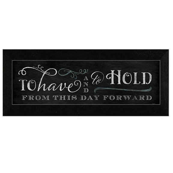 To Have and To Hold By Mollie B Printed Wall Art Wood Multi-Color