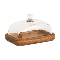 CoudarTitie Wooden Cake Stand Server Tray Dessert Storage Dessert Plate Cake Holder Tray for