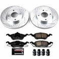 thumbnail image 3 of PowerStop Front Z23 Evolution Sport Carbon-Fiber Ceramic Brake Pad and Drilled & Slotted Rotor Kit Fits: FORD Select Models K1358, 3 of 10