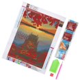 thumbnail image 3 of FLAMEEN Diamonds Embroidery Craft, Hand‑made Diamonds Painting Kit, Office For Bedroom Coffee Shop Living Room, 3 of 8