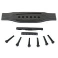 thumbnail image 5 of KAKOWELY 1 Set Folk Guitar Bridge Saddle and Nut Bridge Pin Kit Guitar Repair Tools,6.1"X1.44"X0.35", 5 of 5