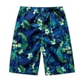 thumbnail image 5 of SWSMCLT Men's Swim Shorts Hawaiian Bathing Suit Elastic Waist Swimwear Beach Swimsuit Mid Rise Quick Dry Summer Thin Style1 Medium, 5 of 5