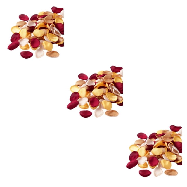 Maytalsory 400piece Transform Any Setting With Fake Scatter Petals Reusable winered assortedcolor 3Set
