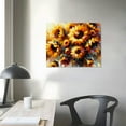 thumbnail image 4 of PIKWEEK Sunflower Canvas Wall Art Yellow Plant Prints Pictures, Sunflower Wall Painting Gifts for Women Bedroom&nbsp;Decor,Modern&nbspFlowers Poster Wall Decor Ready to Hang  16*12inch/20*16inch&nbsp;, 4 of 6