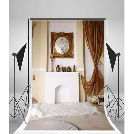 mirrior props candles curtain portraits carpet lights studio background baby children polyester european interior