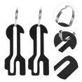 thumbnail image 1 of KONTONTY 4Pcs Stainless Steel Trolley Tokens Hanging Decor for Shopping Trips, 1 of 8