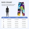 thumbnail image 4 of Lsque Geometry Dash Print Men's Pajama Pants, Lounge Pant - Comfortable Home Wear,Elastic Waistband, Stylish Design-Large, 4 of 9
