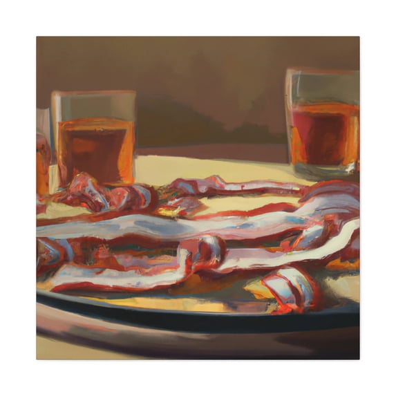 Bacon in Hyperrealism - Canvas
