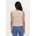 thumbnail image 4 of Women's Floral Crochet Button Front Vest, 4 of 4