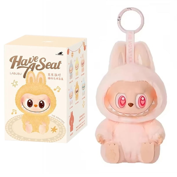 1:1 de alta calidad para Monster Labubu3 1 caja ciega serie PVC Labubu Macaron colgante muñeca monstruo llavero cumpleaños regalo de Navidad