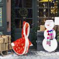 thumbnail image 2 of Christmas Goose Outfit Handmade Porch Goose Santa Outfits Cute Goose Clothes for 23" Goose Halloween Christmas Outdoor Patio Yard Lawn Art, 2 of 6