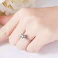 thumbnail image 6 of 2ct Engagement 6-claw CZ Band 925 Silver Women Jewelry Gift Wedding Ring Sz 4-10, 6 of 9