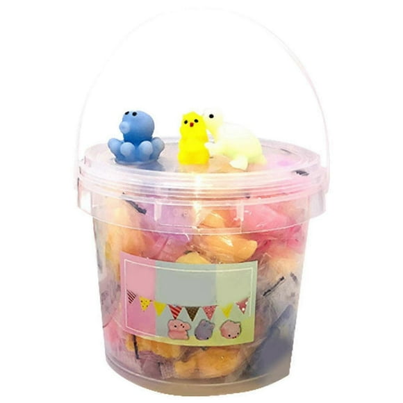 Squishy Toy 24Pcs , Mochi Toy Stress Reliever Anxiety Toys, Easter Basket Stuffers with Storage Box