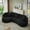 Black, variant on MAYEERTY Chenille L-Shape Oversized Sectional Sofa, Minimalist Luxury Sleeper Couch for Apartments, 108" W x 63" D x 34" H