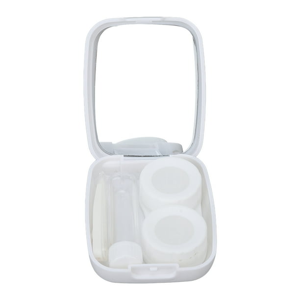 Estuche para lentes de contacto de viaje, caja para lentes de contacto portátil Estuche para lentes de contacto Kit de estuche para lentes de contacto de viaje Diseñado con precisión