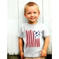 thumbnail image 2 of Tstars Unisex Artistic Patriot T-shirt - Child's Doodle of American Flag for 4th of July Celebrations- Patriotic Tee for Independence Day- Ideal Gift for Kids- Soft Cotton Tee- X-Small Gray, 2 of 6