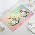 thumbnail image 1 of Xihbxyly Alfombra Absorbente de Baño, Alfombra de Terciopelo Suave, Felpudo Antideslizante, Alfombra de Baño de Secado Rápido, Decoración Multiusos para El Hogar, Máxima Comodidad., 1 of 7