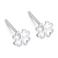 thumbnail image 1 of Pendientes de plata de ley S999, pendientes simples para mujer, pendientes pequeños de estrella y Luna Mori, pendientes de plata antibloqueo, 1 of 6