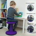 thumbnail image 4 of Studico Active Kids Chair - Wobble Chair Toddlers, Pre-Schoolers - Age Range 3-7y“ Grades K-1-2 - 14" High â€“ Flexible Seating Classroom - Helps ADD/ADHD - Corrects Posture - Purpleâ€¦, 4 of 7