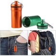 thumbnail image 2 of 6pcs Waterproof Pill Box Case Pill Holder Container Keychain Pill Case - Black, 2 of 4