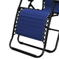thumbnail image 4 of Caravan Canopy Infinity Zero Gravity Steel Frame Patio Deck Chair, Blue (4 Pack), 4 of 7