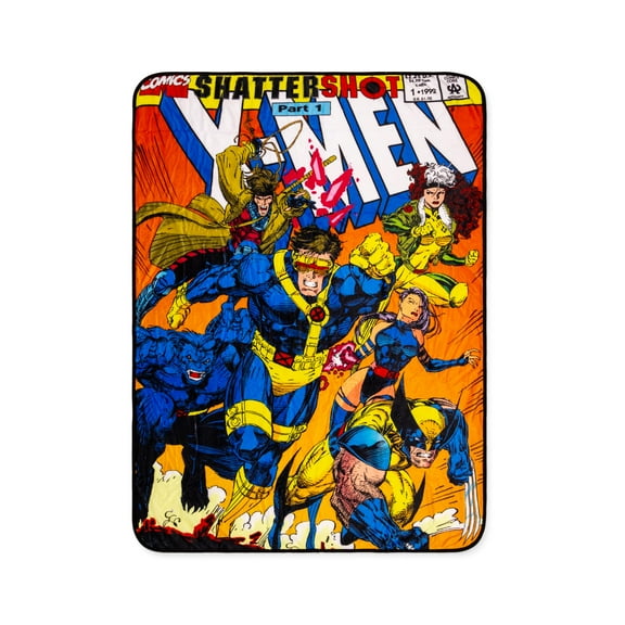 Marvel X-Men 90'S Shattershot Officially Licensed Fleece Throw Blanket