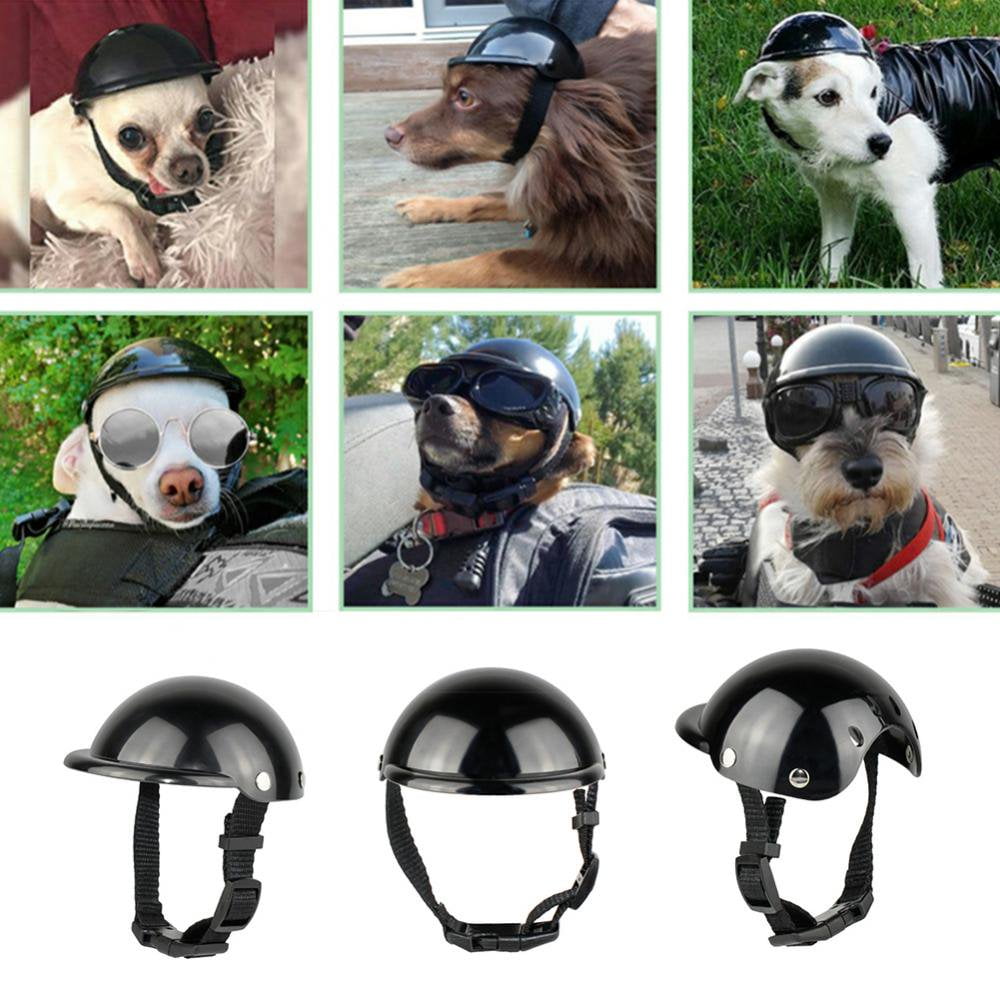 Dog Hat For Bike Dog Helmets For Motorcycles Abs Fashion Pet Dog Hat Helmet Plastic Pet Protect Ridding Cap Walmart