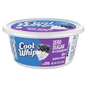 Cool Whip Zero Sugar Whipped Topping, 8 oz Tub