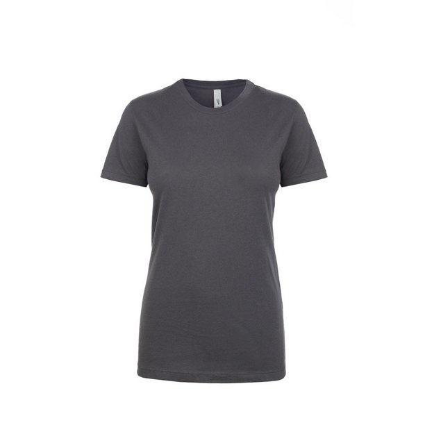 Next Level - Camiseta Ideal para mujer señora (Gris Oscuro)