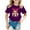 Purple, variant on WEIYLL Girls Graphic T-Shirts Cute Cartoon Print Crew Neck Short Sleeve Summer Casual Activewear Tops for 3-4 Years