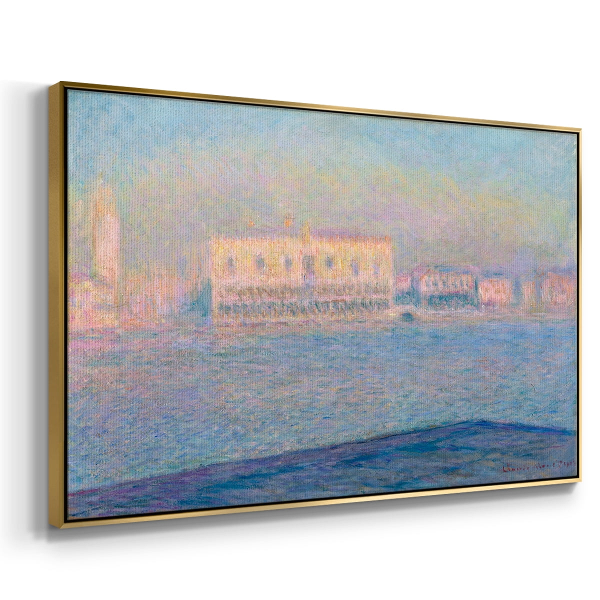 Vintage Landscape-CLVI By Wexford Home Framed in Gold Wood Gallery Wrapped Canvas 17 in. x 25 in.